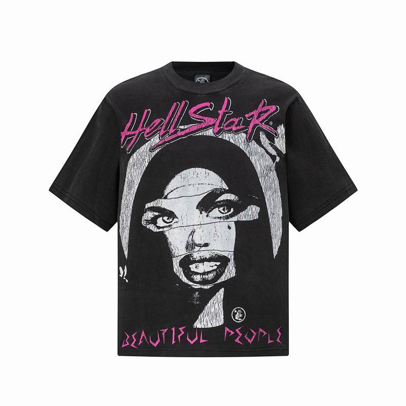 Wholesale Cheap Hellstar Men's Short Sleeve T Shirts for Sale