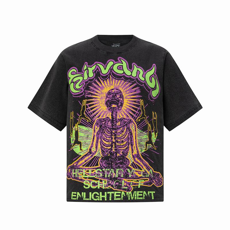 Wholesale Cheap Hellstar Men's Short Sleeve T Shirts for Sale