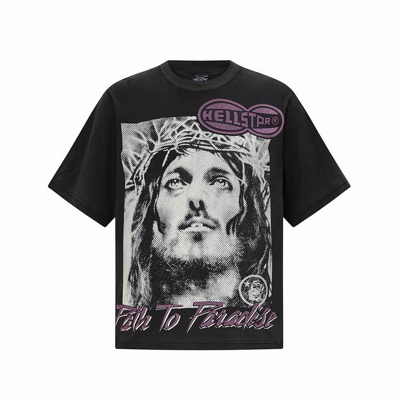 Wholesale Cheap Hellstar Men's Short Sleeve T Shirts for Sale