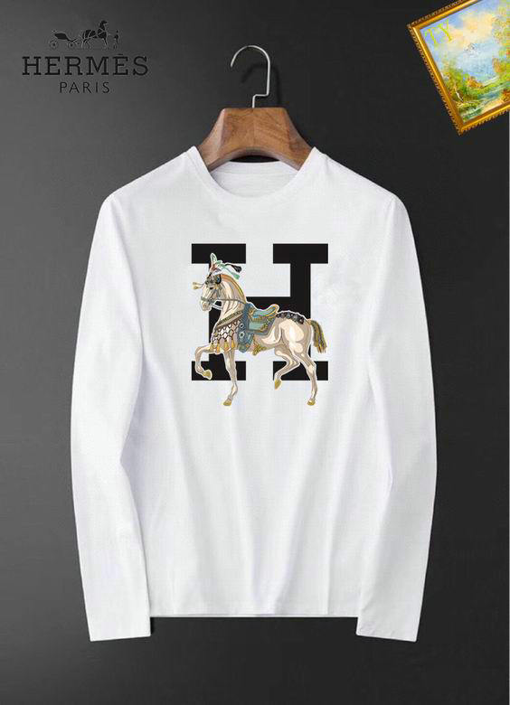 Wholesale Cheap Hermes Long Sleeve T Shirts for Sale