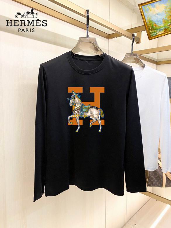 Wholesale Cheap H.ermes Long Sleeve T Shirts for Sale