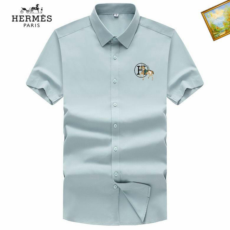 Wholesale Cheap Hermes Short Sleeve Shirts for Sale