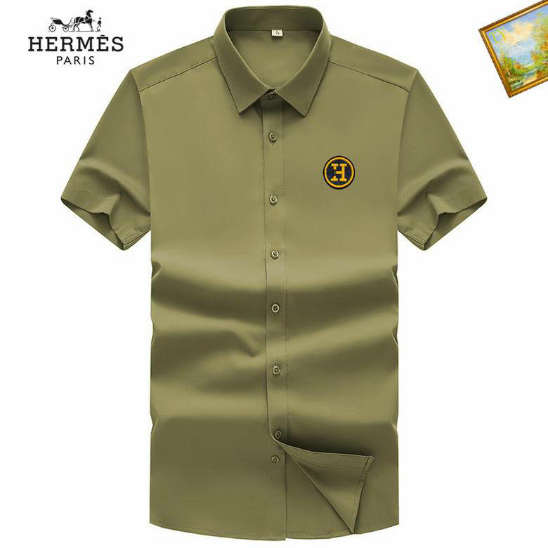 Wholesale Cheap Hermes Short Sleeve Shirts for Sale