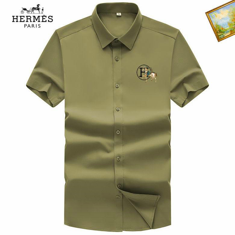 Wholesale Cheap Hermes Short Sleeve Shirts for Sale