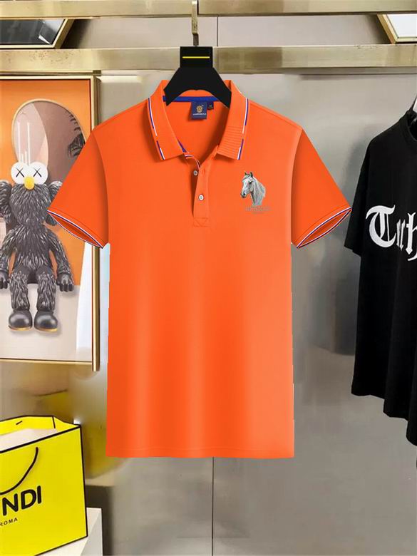 Wholesale High-quality Brands H.ermes Short Sleeve Lapel Replica Designer T-Shirts for sale