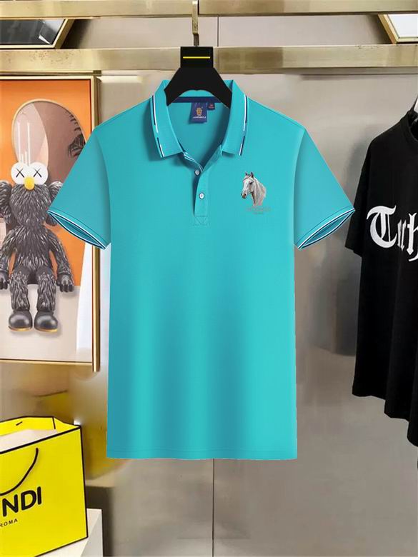 Wholesale High-quality Brands H.ermes Short Sleeve Lapel Replica Designer T-Shirts for sale