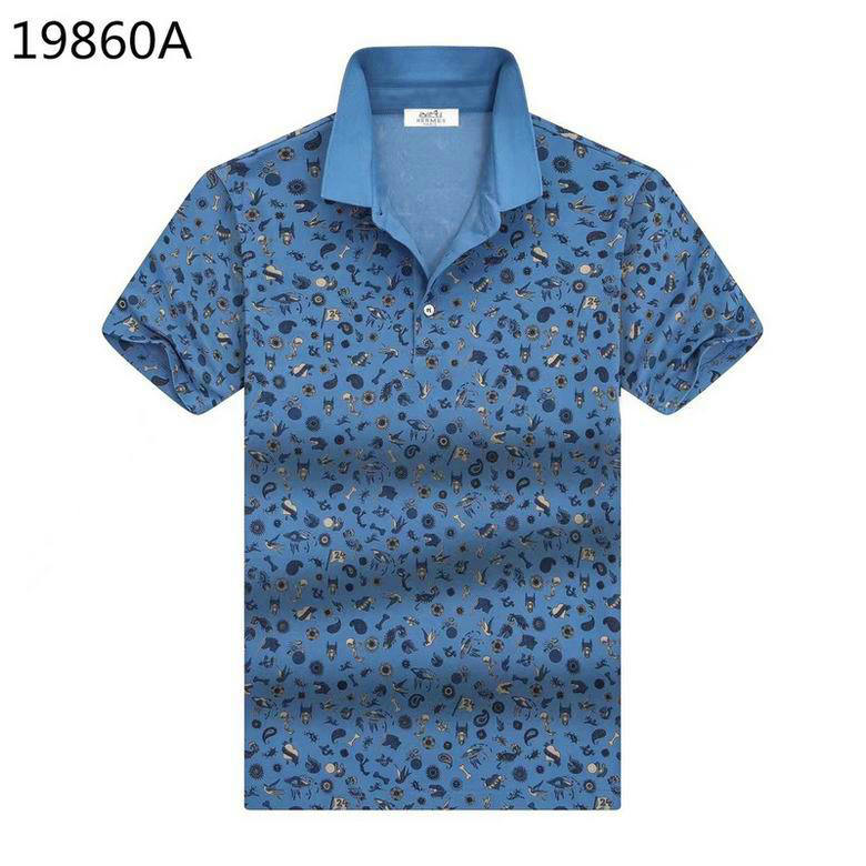 Wholesale Cheap H ermes Shorts Sleeve Lapel T Shirts for Sale