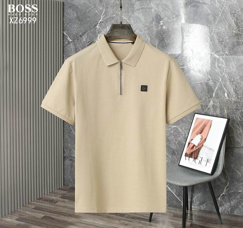 Wholesale High quality Boss Short Sleeve Lapel men T Shirts for Sale