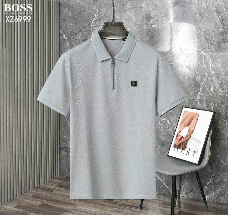 Wholesale High quality Boss Short Sleeve Lapel men T Shirts for Sale