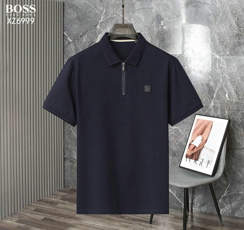 Wholesale High quality Boss Short Sleeve Lapel men T Shirts for Sale