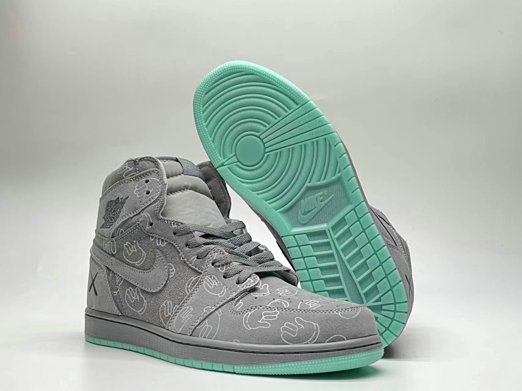 Jordan 1 Kaws Gray colour  Marketplace sneakers