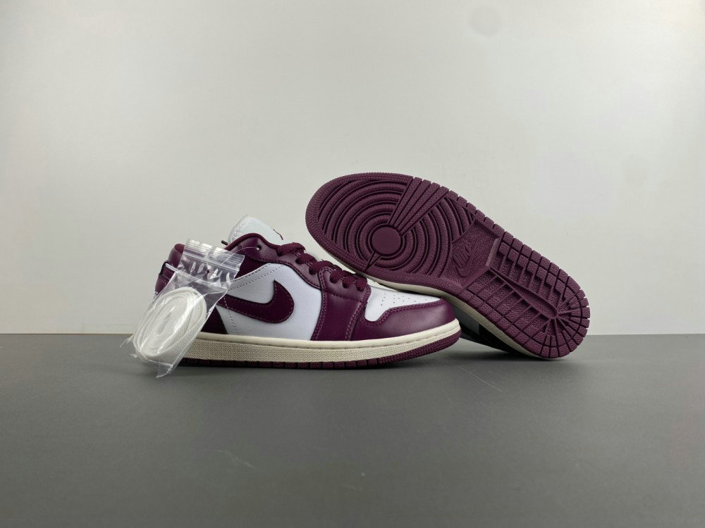 Jordan 1 Low Bordeaux Women's Shoes DC0774-161