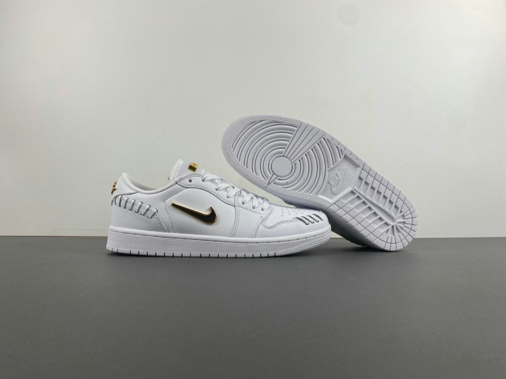 Jordan 1 Low Method of Make Sail Metallic Gold FN5032-100