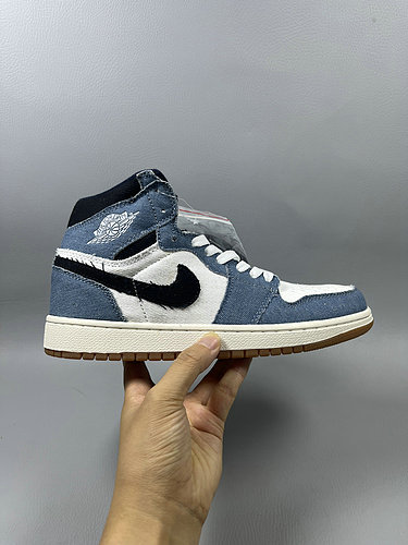 Jordan 1 Retro High OG Denim Men's Sneaker FQ2947-100
