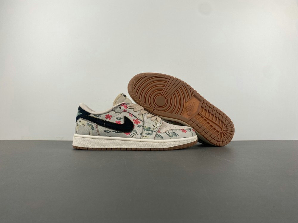 Jordan 1 Retro Low OG Rui Hachimura Oatmeal Shoes HV82329-100
