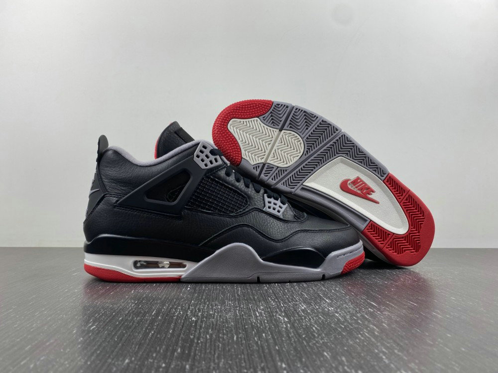 Jordan 4 Retro Bred Reimagined (GS) Shoes FQ8213-006