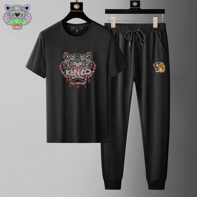 Wholesale Cheap K enzo men Short Sleeve Tracksuits for Sale