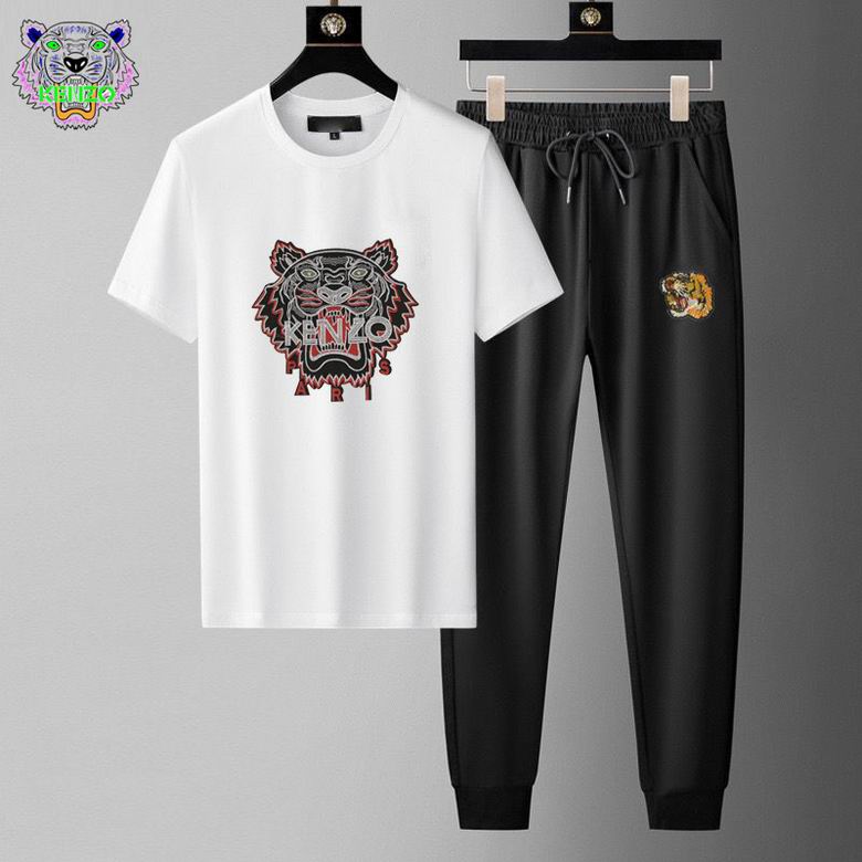 Wholesale Cheap K enzo men Short Sleeve Tracksuits for Sale