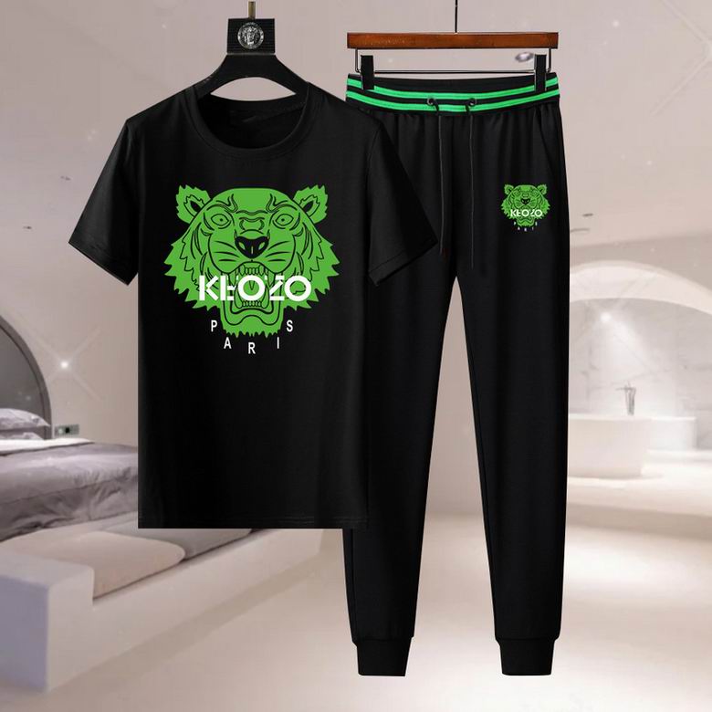 Wholesale Cheap K enzo Short Sleeve MEN Tracksuits for Sale