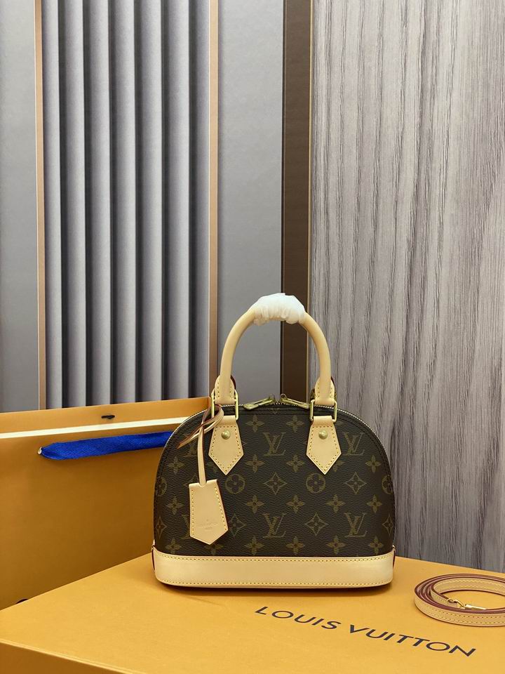 Wholesale Cheap Louis Vuitton  Alma BB Monogram Canvas Top Handle Bag for Sale
