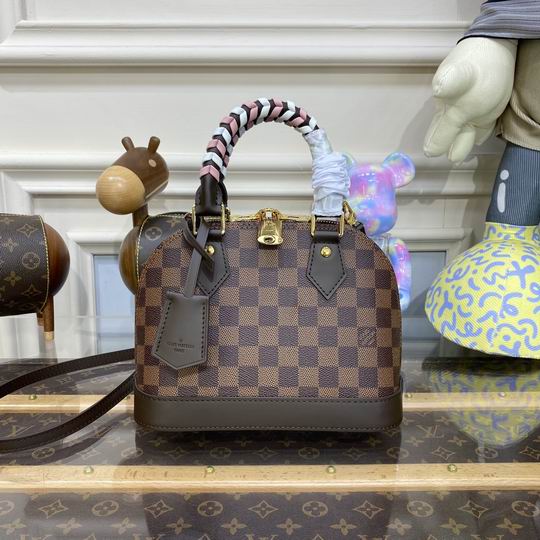 Wholesale Cheap Louis Vuitton Alma BB Damier Leather bags for Sale