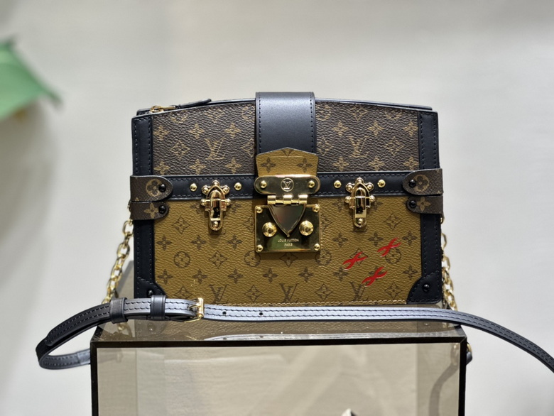 Wholesale Cheap Louis Vuitton Monogram Canvas Trunk Clutch M43596