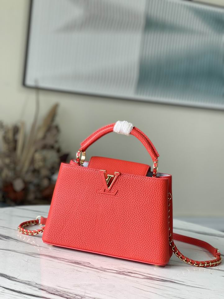 Wholesale Cheap Louis Vuitton Capucines Women Leather Tote bags for Sale