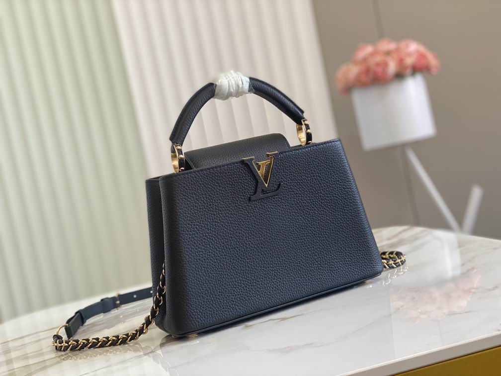 Wholesale Cheap Louis Vuitton Capucines Women Leather Tote Shoulder bags for Sale