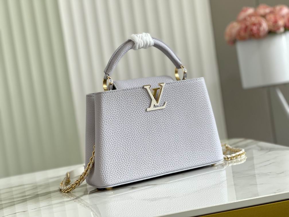 Wholesale Cheap Louis Vuitton Capucines Women Leather Tote Shoulder bags for Sale