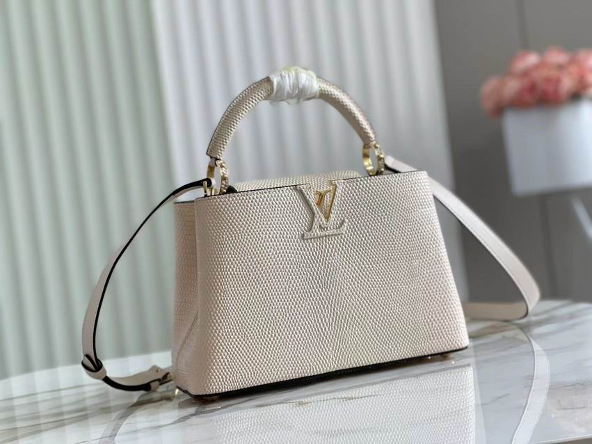 Wholesale Cheap Louis Vuitton Capucines Women Leather Tote Shoulder bags for Sale