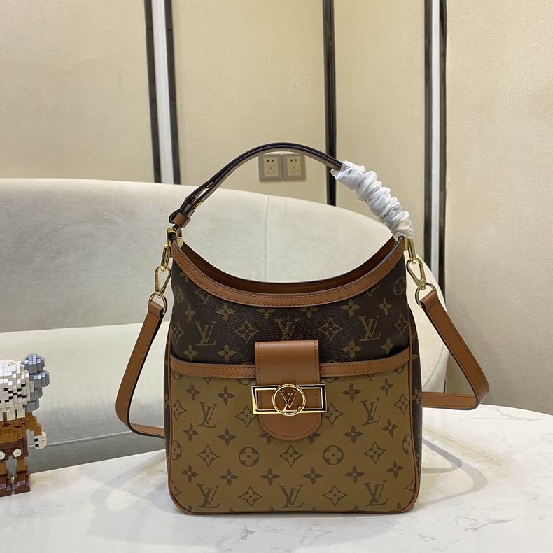 Wholesale Cheap Louis Vuitton Hobo Dauphine PM Monogram bags for Sale