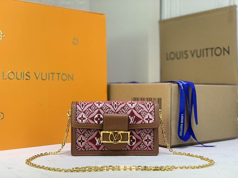 Wholesale Cheap Louis Vuitton Since 1854 Dauphine Chain Wallet bags for Sale