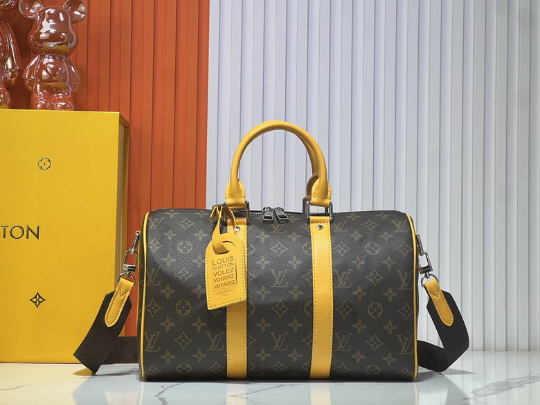 Wholesale AAA Quality Louis Vuitton Keepall Bandoulière 35 Monogram Macassar Canvas Replica Designer Travel Bags for Sale
