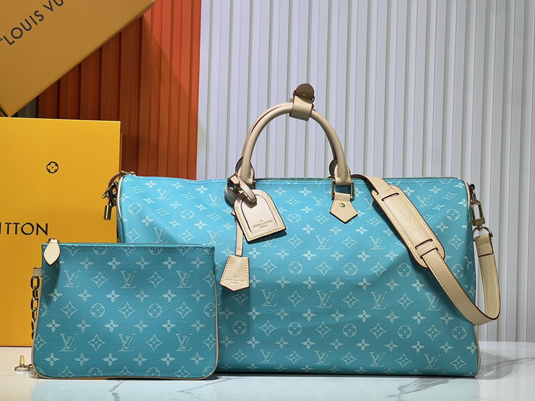 Wholesale AAA Quality Louis Vuitton Keepall Bandoulière 50 Monogram Canvas Travel Bags for Sale