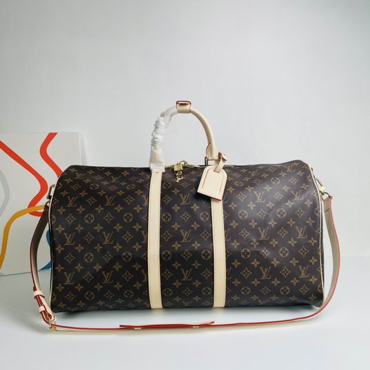 Wholesale Cheap Lv Keepall Bandouliere 55 Leather bags for Sale