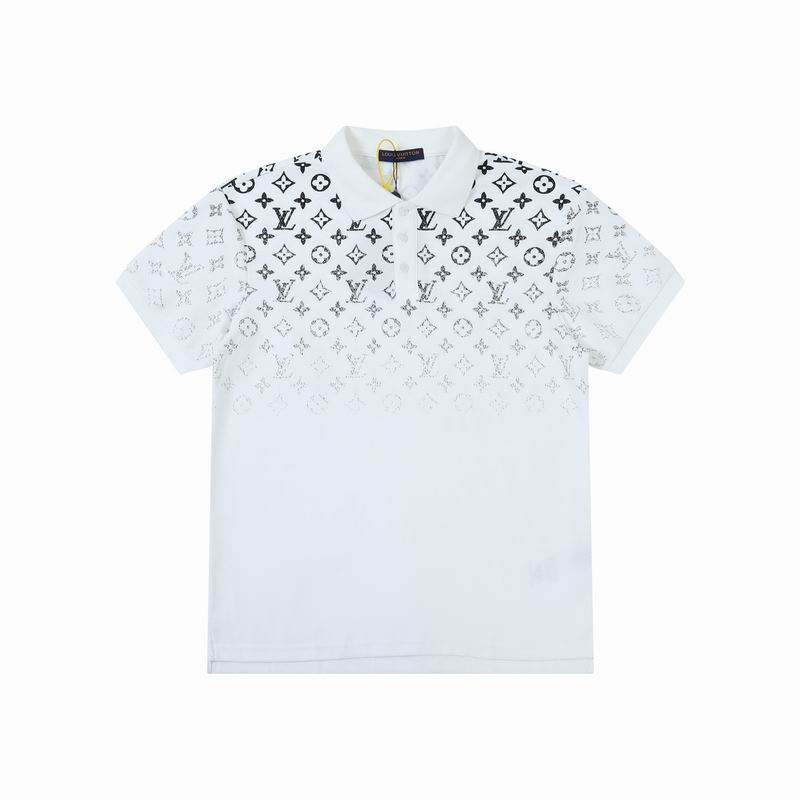 Wholesale High-quality Cheap Louis Vuitton Short Sleeve Lapel Replica Designer T-Shirts for sale