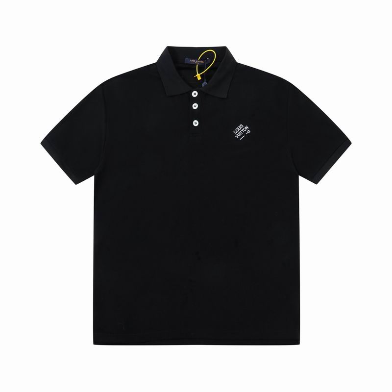Wholesale High-quality Cheap Louis Vuitton Short Sleeve Lapel Replica Designer T-Shirts for sale