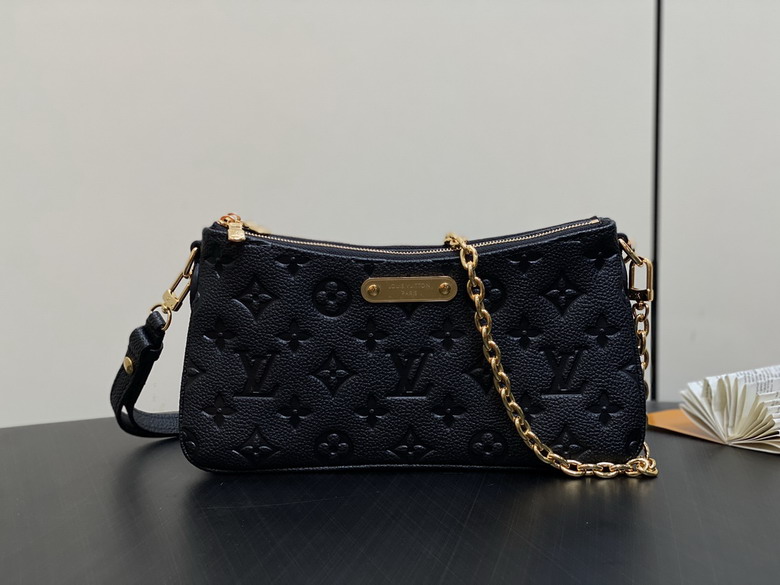 Wholesale High quality AAA Louis Vuitton Liv Pochette Monogram Empreinte Leather M83301 bags for Sale