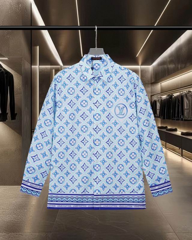 Wholesale High-quality Cheap Louis Vuitton Long Sleeve Designer Shirts for sale