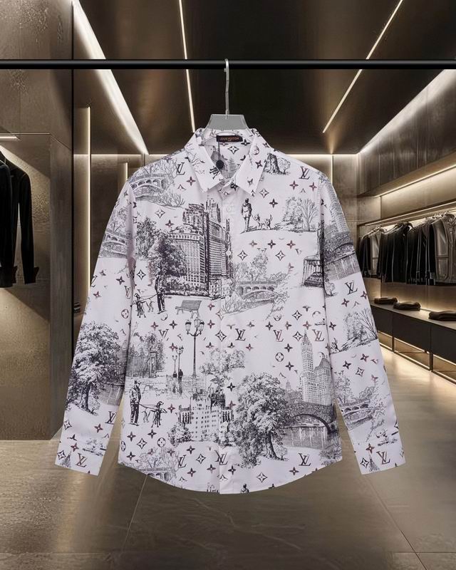Wholesale High-quality Cheap Louis Vuitton Long Sleeve Designer Shirts for sale