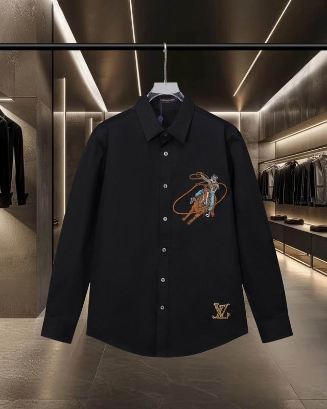 Wholesale High-quality Cheap Louis Vuitton Long Sleeve Designer Shirts for sale