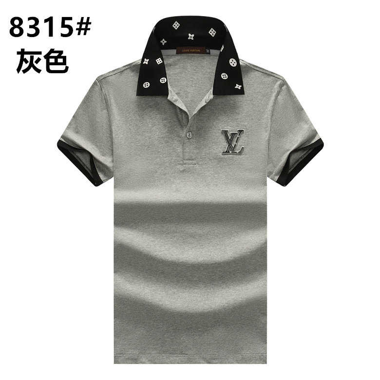 Wholesale Cheap Lv Short Sleeve Lapel T Shirts for Sale