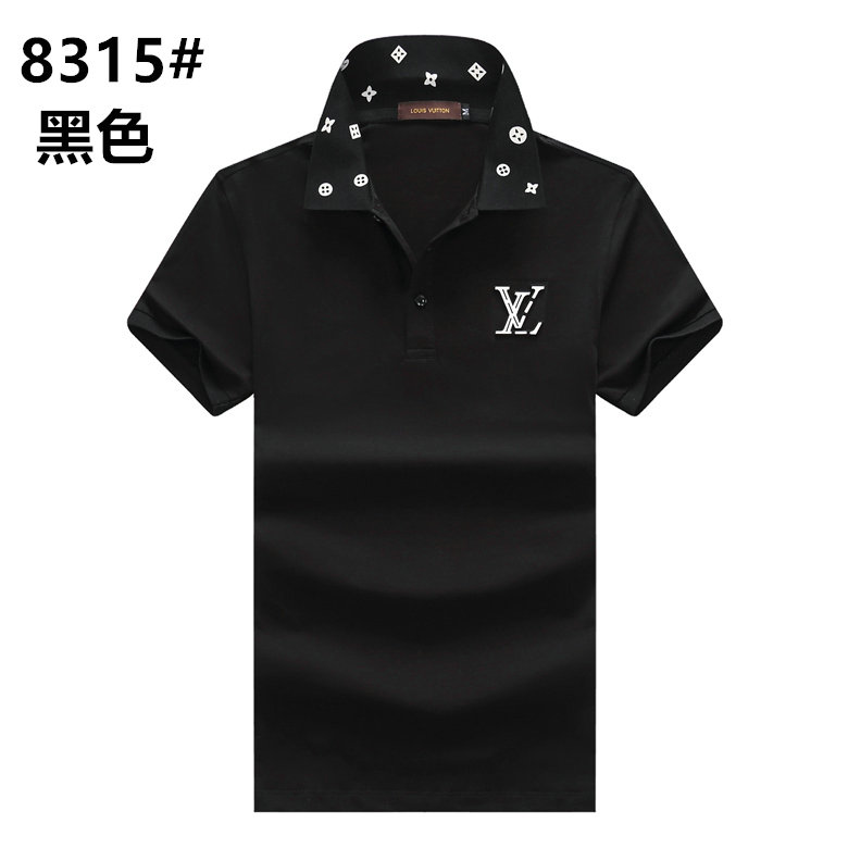 Wholesale Cheap Lv Short Sleeve Lapel T Shirts for Sale
