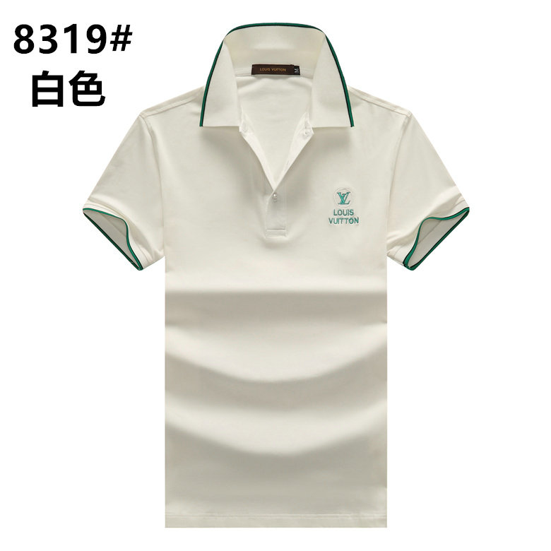 Wholesale Cheap Lv Short Sleeve Lapel T Shirts for Sale