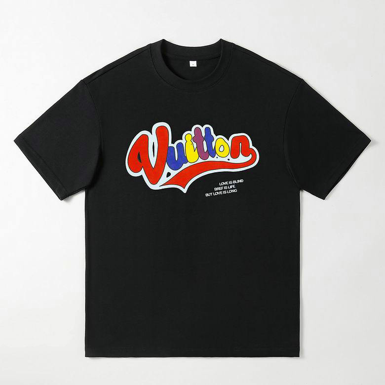 Wholesale Cheap Louis Vuitton Short Sleeve men T Shirts for Sale
