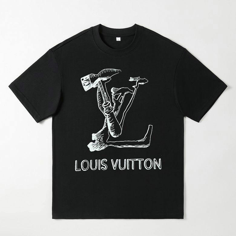 Wholesale Cheap LV Short Sleeve T Shirts for Sale