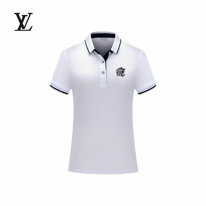 Wholesale Cheap Replica Louis Vuitton Short Sleeve Lapel T Shirts for Sale