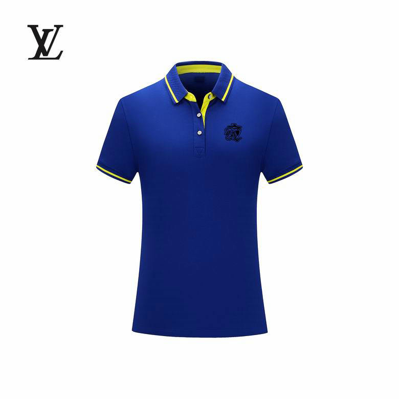 Wholesale Cheap Replica Louis Vuitton Short Sleeve Lapel T Shirts for Sale