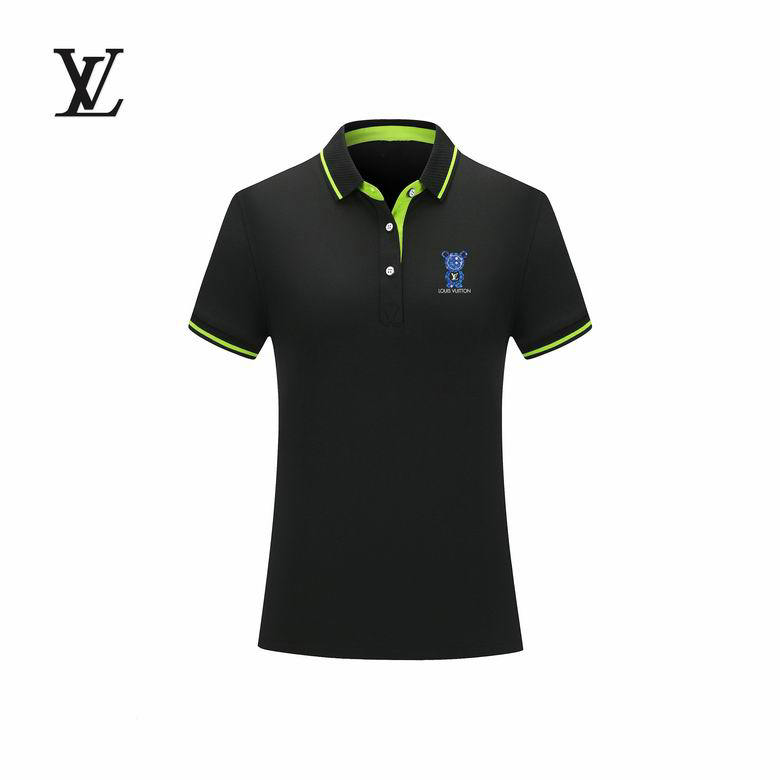 Wholesale Cheap Replica Louis Vuitton Short Sleeve Lapel T Shirts for Sale