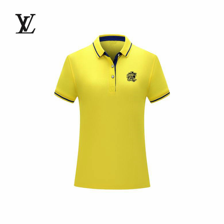 Wholesale Cheap Replica Louis Vuitton Short Sleeve Lapel T Shirts for Sale